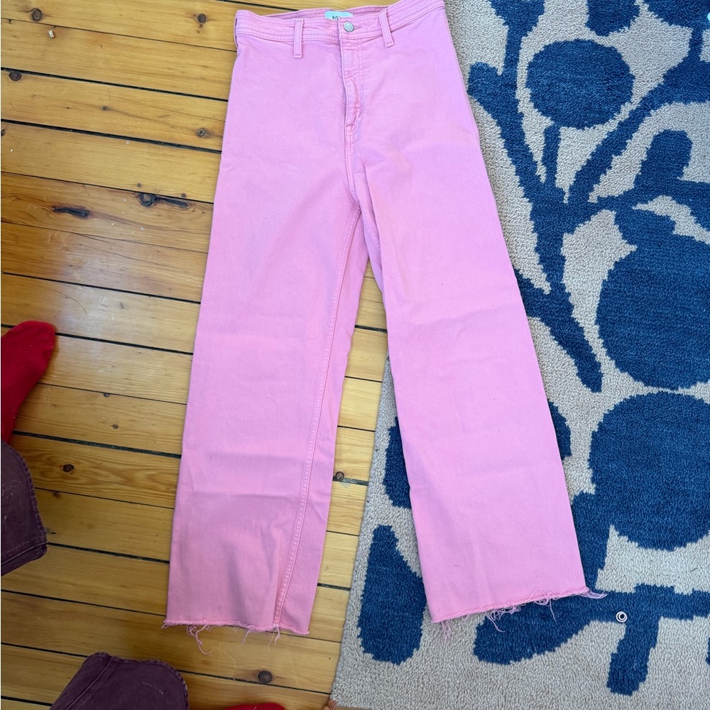 Piatola high waist Pink Wide-Leg Jeans 26